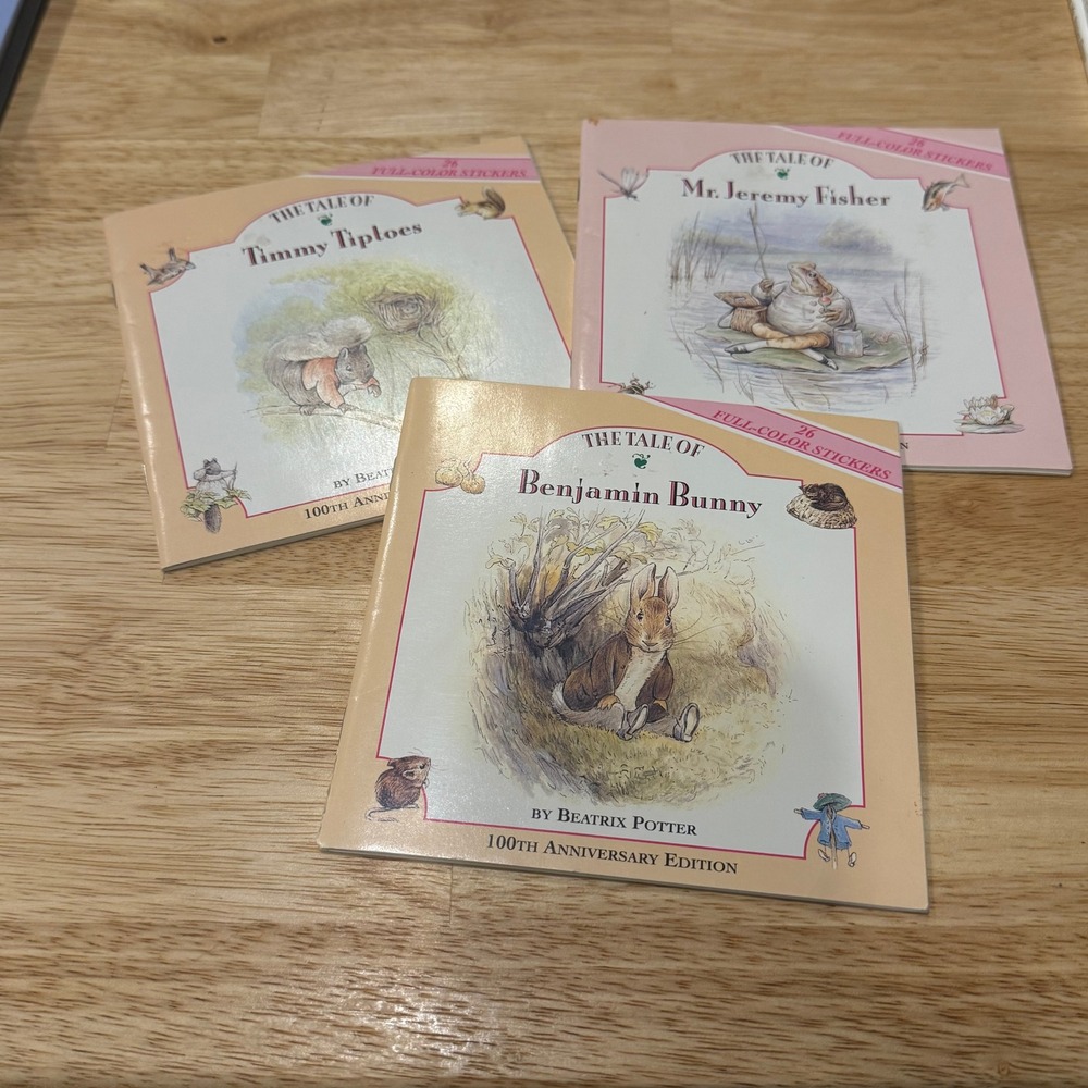 Beatrix Potter Paperback‎ w/Sticker Storybook 100th Anniversary Edition